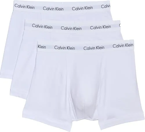 CALVIN KLEIN UNDERWEAR Boxer für Herren, Gr. S - Herrenunterhosen aus 95% Baumwolle und 5% Elasthan, bequem und eng anliegend, mit stylischem Logoschriftzug am Bund für einen modernen Look.