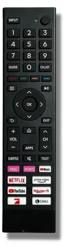 Ersatz Hisense TV Fernbedienung 70E78HQ | 75A6G | 75A6GS | 75A7GQ