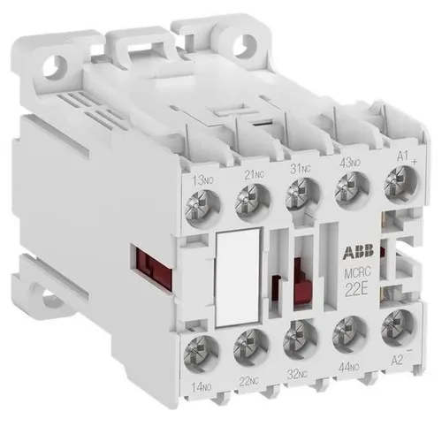 ABB MCRC004ATWD Kleinschütz 4 Öffner - Sonstige Elektroinstallationsartikel, kompakte 4-polige Hilfsschütze mit Schraubanschluss, ideal für platzsparende Anwendungen bis 6 A / 240 V.