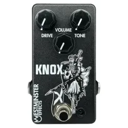 Westminster Effects Knox V2 - Distortion - Effektgerät für Gitarre & Bass mit klassischem britischen Sound, ideal für kraftvolle Overdrive-Sounds, handgefertigt in South Carolina, USA.