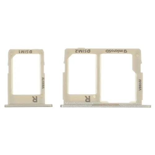 NG-Mobile Simkarten SIM Karten Tray Halter Schlitten Einschub für Samsung Galaxy J3 2017 SM-J330F Gold