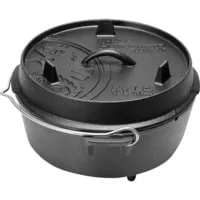 Feuertopf ft4.5 - Schwarz, mit Füßen, ideal für gemütliche Grillabende und vielseitiges Kochen