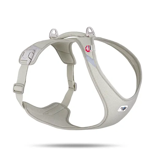 Belka Harness Air-Mesh Light-Tan XL - Hochwertiges Hundegeschirr für mittelgroße bis große Hunde, bietet optimale Sicherheit und Komfort mit leichtem, atmungsaktivem Air-Mesh Material und einfacher Anleinfunktion durch EASY GRIP BUCKLE.