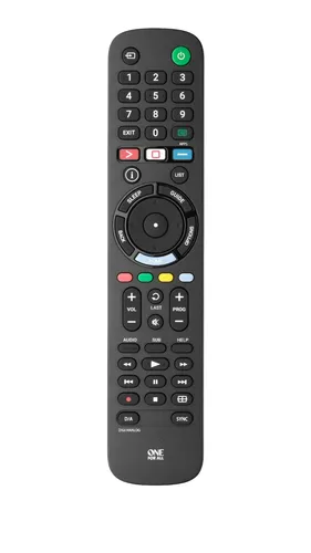 One for All Sony 2.0 Ersatz Fernbedienung URC4912 - Sofort betriebsbereit, kompatibel mit allen Sony TVs, 46 Tasten und Lernfunktion für einfache Steuerung