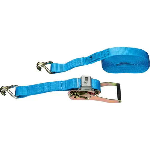 Langhebel-Zurrgurt 50 mm 6m 5T K-Haken - Zurrgurt für sicheres Verzurren bis 5 Tonnen, mit 6m Länge und stabilen K-Haken für einfache Handhabung.