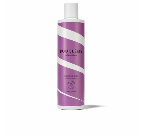 Bouclème Super Hold Styler 300ml - Haarspray für extra starken Halt, ideal für lockiges Haar. Sulfat- und silikonfrei, sorgt für langanhaltende Definition und Pflege ohne schädliche Inhaltsstoffe.