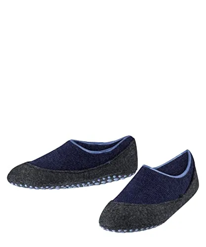 FALKE Unisex Kinder Stoppersocken Cosy Slipper K Hp Wolle – Rutschhemmend, Blau, Größe 35-36 - Weiche, dicke Socken mit innenliegendem Plüsch und rutschhemmenden Noppen; ideal für Zuhause, Kindergarten, Schule oder Reisen. Kuschelig und warm – perfekt für kalte Tage!