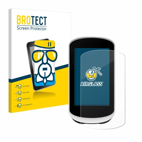 BROTECT Schutzglas Folie für Garmin Edge Explore 2 Panzer Schutzfolie Glas [Extrem Kratzfest 9H, Anti-Fingerprint, Ultra-Transparent]