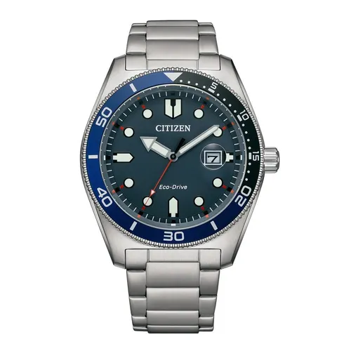CITIZEN Herren Analog Quarz Uhr AW1761-89L - Edelstahl Armband, sportliches Design und umweltfreundlicher Eco-Drive Solarantrieb – kein Batteriewechsel nötig!