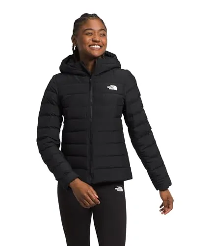 The North Face Women's Aconcagua 3 Hoodie - Daunenjacke Gr XS schwarz - Funktionsjacke für Damen, isolierend und ideal für Skitouren. Mit Kapuze und DWR-Imprägnierung. Perfekt für Outdoor-Abenteuer!