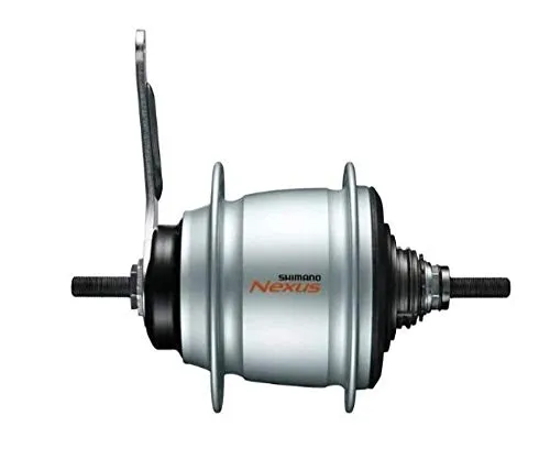 Shimano Nexus 8 Hinterradnabe Rücktritt, 36 Loch, Silber - Hochwertige Hinterradnabe mit 8 Gängen und Rücktrittbremse. Ideal für Stadt- und E-Bikes. Genießen Sie präzise Gangwechsel und eine hohe Lebensdauer.