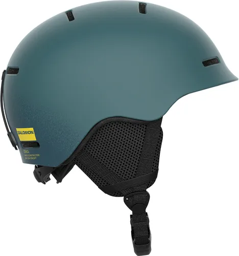 Salomon Orka Kinder Helm Ski Snowboarden - Leichter Junior Skihelm mit einfachem Passformsystem für wachsende Köpfe. Ideal für Sicherheit und Komfort beim Ski- und Snowboardfahren.