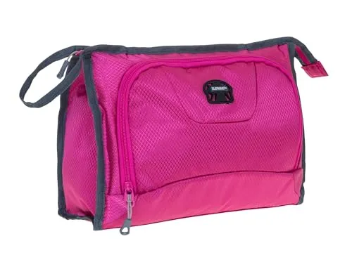 ELEPHANT Kulturbeutel Trainer groß - Pink Berry - Kulturbeutel mit wasserabweisendem Material, ideal für Reisen. Praktische Innentaschen und Handgepäcktauglichkeit machen ihn zum perfekten Begleiter.