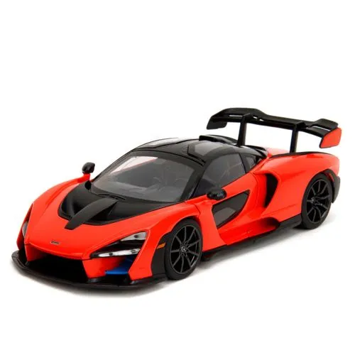 JADA TOYS McLaren Senna Fast & Furious Fertigmodell PKW Modell - RC-Modelle: Hochwertiges 1:24 Modellauto aus Die Cast mit aufklappbaren Türen und detailliertem Interieur - ideal für Sammler und Fast & Furious Fans!