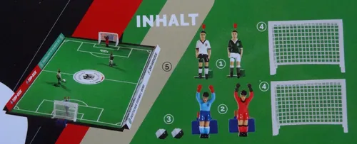 Tipp-Kick DFB Classic mit Bande - Tischfussballspiel im Design der Deutschen Fussballnationalmannschaft, ideal für spannende EM-Partien im Wohnzimmer