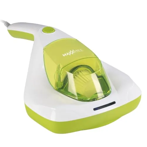 MAXXMEE Milben-Handstaubsauger - Kompakt Antimilben-Sauger mit UV-C Licht, vernichtet 99,9% aller Milben und ideal für Allergiker