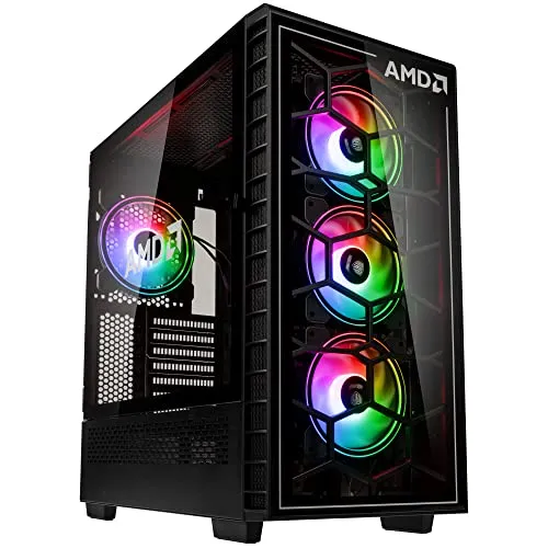 Kolink PC Gehäuse Observatory Y - E-ATX Midi Tower mit 4 vorinstallierten ARGB-Lüftern, ideal für leistungsstarke Kühlung und beeindruckende Lichtshows. Perfekt für Gamer und PC-Enthusiasten.