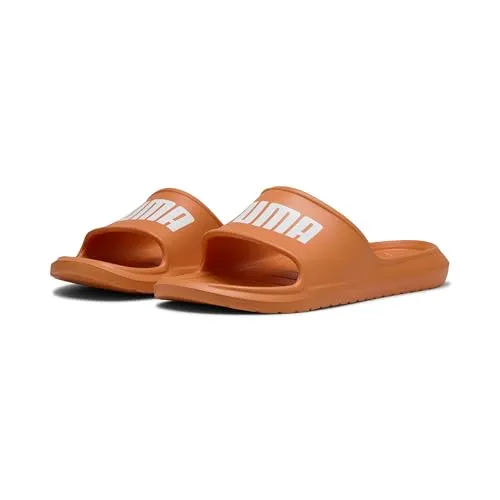 PUMA DIVECAT V2 LITE, Unisex Schiebe-Sandalen, MAPLE SYRUP-PUMA WHITE,