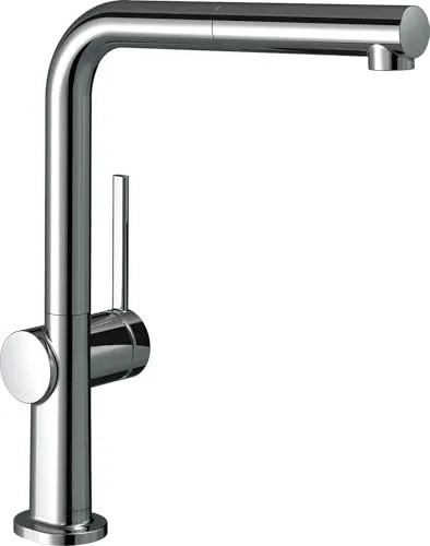 hansgrohe Talis M54-270 Küchenarmatur - Hochwertige Armatur mit ausziehbarem Auslauf und ComfortZone 270, ideal für flexible Nutzung in der Küche. Genießen Sie präzise Strahlkontrolle mit einem Durchfluss von 7 l/min.