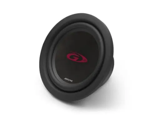 Alpine SWG-844 Hochleistungs-Subwoofer - Car-HiFi-Lautsprecher mit 400 W Spitzenleistung und High Excursion Butylkautschuk-Sicke für kraftvollen Bass und optimale Klangqualität.