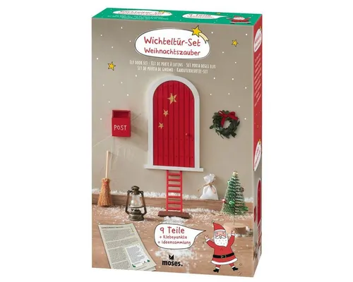 Moses. Verlag Wichteltür Wichteltür-Set Weihnachten aus Holz mit Zubehör & Ideensammlung