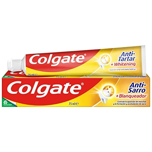Colgate Zahnpasta gegen Zahnstein & für Zahnaufhellung 75ml - Effektive Zahnpasta für strahlend weiße Zähne und weniger Zahnstein. Ideal für die tägliche Mundpflege und sorgt für ein frisches Gefühl.