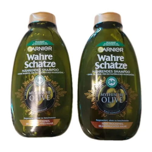2x Garnier Wahre Schätze Shampoo, Sehr Trockenes Haar je 300ml