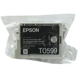 Original Epson Tinten Patrone T0599 schwarz hell für Stylus Photo R2400 Blister