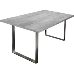 Mäusbacher Esstisch Steel 0546_140-90 P1+0546_F P2 D1048 - Esstisch aus hochwertigem Stahl und pflegeleichter Tischplatte, ideal für modernes Wohnen und gesellige Abende.