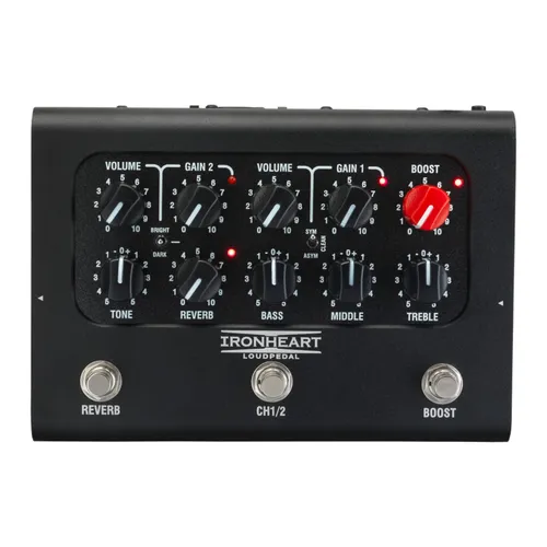 Laney BCC Ironheart Loudpedal - Effektgerät für Gitarre & Bass mit 60 Watt Leistung, innovativer LAIR Impulse Response Technologie und vielseitigen Anschlussmöglichkeiten inklusive USB-C und MIDI.
