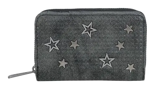 Fritzi aus Preussen Geldbörse Jamie Limited Wallet Full of Stars dunkelgrau - Elegante Geldbörse mit ausreichend Platz für Karten und Münzen. Hochwertige Materialien sorgen für Langlebigkeit und eine angenehme Haptik. Kompakt und sicher für den täglichen Einsatz.
