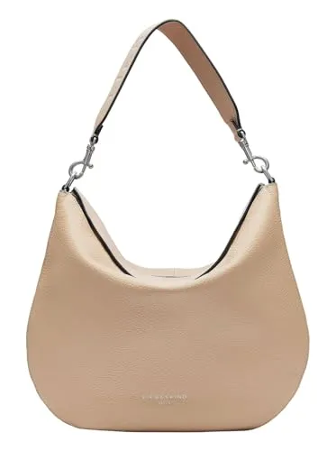 Liebeskind Berlin Schultertasche Alessa 3 Pebble - Schultertasche aus hochwertigem Leder, geräumig mit modernem Design und abnehmbarem Henkel – ideal für den Alltag.
