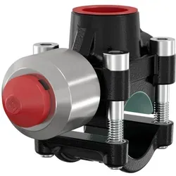 Flamco T-Plus Anschießkupplung 1 1/2" - Sanitärinstallation, robuste Kupplung für zuverlässige Verbindungen mit Stahl-Gewinderohr Rp 1 1/4