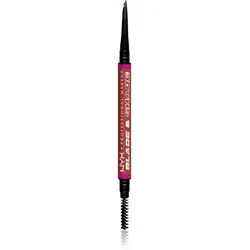NYX Professional Makeup Blade & Shade Augenbrauenstift mit Bürste Farbton 06 Rich Auburn g