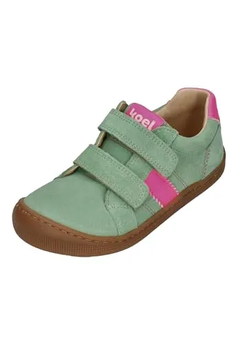 KOEL DENIS SUEDE 3.0 Barfußschuh Mint Grün 32 EU - Bequem & Stylisch - Barfußschuh in Größe 32 EU, aus Veloursleder, mit Klettverschluss für einfaches An- und Ausziehen. Ideal für lässige Outfits und Freizeitaktivitäten.