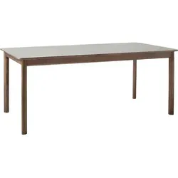 &Tradition Patch HW1 Ausziehtisch, 180 x 90 cm, eiche geräuchert / fenix nano laminat griogio londra 0718