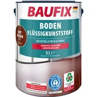 BAUFIX Boden-Flüssigkunststoff rotbraun matt, 5 Liter - Farbe & Lacke – Hochwertige Versiegelung für Beton- und Estrichoberflächen, wasserverdünnbar und ideal für langlebige Ergebnisse.