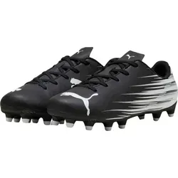 Puma Attacanto II FG/AG Fußballschuhe für Kinder - Fußballschuhe für Kinder, bieten optimale Geschwindigkeit und Präzision auf Rasen und Kunstrasen mit passgenauer, anliegender Form und weichem Kunstleder für beste Ballkontrolle.