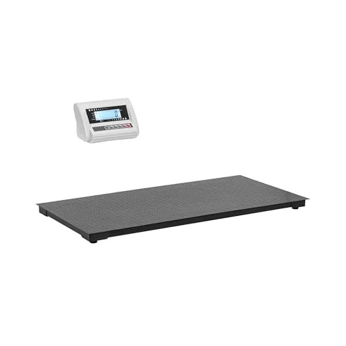 Steinberg Systems Präzisionswaage Tierwaage 1,5 t - Feinwaagen – Hochpräzise Tierwaage mit 100 x 200 cm großer Wiegefläche, ideal für Zuchtbetriebe und Tierarztpraxen, mit modernem LED/LCD-Display und energiesparendem Betrieb.