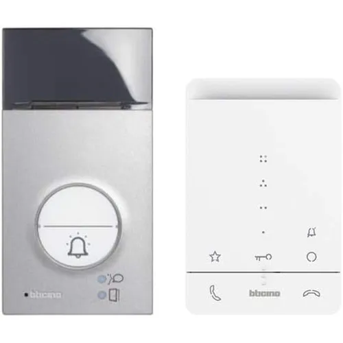 Bticino Flex?ONE Audio-Set mit Türstation LINEA 3000 - Haus-Alarmanlagen: Komplettes Audio-Set für Einfamilienhäuser mit einfacher 2-Draht-Technik und modernem Design.