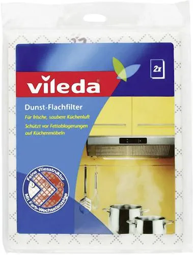 Dunst-Flachfilter 2er Pack 1446 - Dunstabzugshauben-Zubehör, sorgt für optimale Luftqualität in Ihrer Küche und ist einfach auszutauschen.