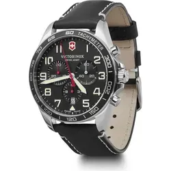 Victorinox Herren Armbanduhr Fieldforce Chrono 42 mm - Armbanduhren für Herren, sportlich und markant, wasserdicht bis 100 m, mit kratzfestem Saphirglas und präzisem Quarzwerk für höchste Zuverlässigkeit.