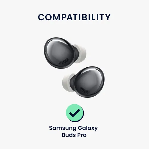 kwmobile 6x Ersatz In Ear Kopfhörer kompatibel mit Samsung Galaxy Buds Pro - 3 Größen - Polster Ohrstöpsel In-Ear Ohrhörer - Grau