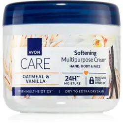 Avon Care Oatmeal & Vanilla Mehrzweckcreme für Gesicht, Hände und Körper 400 ml