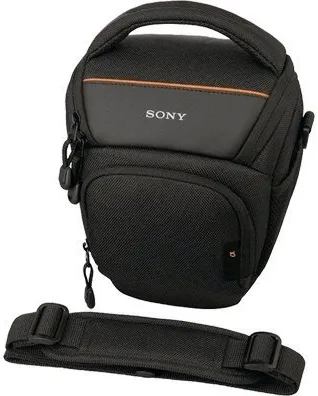 Sony LCS-AMB Kameratasche für Sony Alpha-Kamera - Robuste Kameratasche aus schwarzem Polyester mit zusätzlichem Platz für Medien und Objektivkappen, ideal für den sicheren Transport Ihrer Sony Alpha-Kamera.