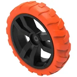 BERG Buzzy Nitro Rad 9x2 vorne links, schwarz/orange