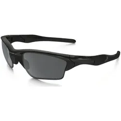 Oakley Half Jacket 2.0 XL Polished Black / Black Iridium Polarized - Sportbrillen mit wechselbaren Gläsern für optimale Anpassung an Lichtverhältnisse. Hoher Aufprallschutz und maximaler Tragekomfort dank leichtem O Matter-Material.