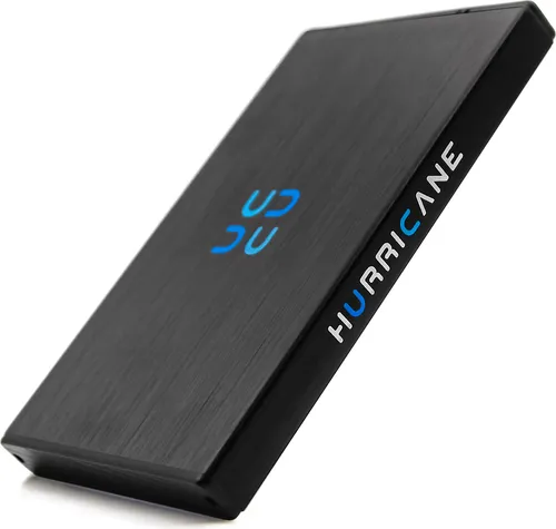 HURRICANE GD25612 Externe Festplatte 500GB - Externe Festplatte für PC, Laptop, PS4, PS5, Xbox - schnelle USB 3.0 Schnittstelle, ideal für unterwegs mit 500GB Speicherplatz.