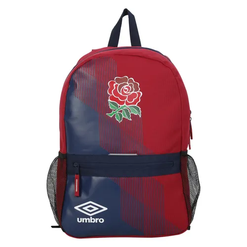 Umbro - Rucksack "23/24", England Rugby UO1962 (Einheitsgröße) (Tibetisches Rot/Weiß)