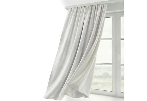 Beautex Verdunkelungsvorhang Samt Vorhang Kräuselband U-Band Gardine Velvet abdunkelnd (1 St), Hakenaufhängung, abdunkelnd